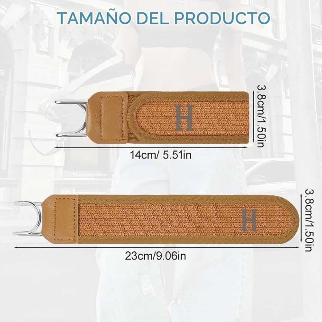 Cinturón de velcro ajustable elegante