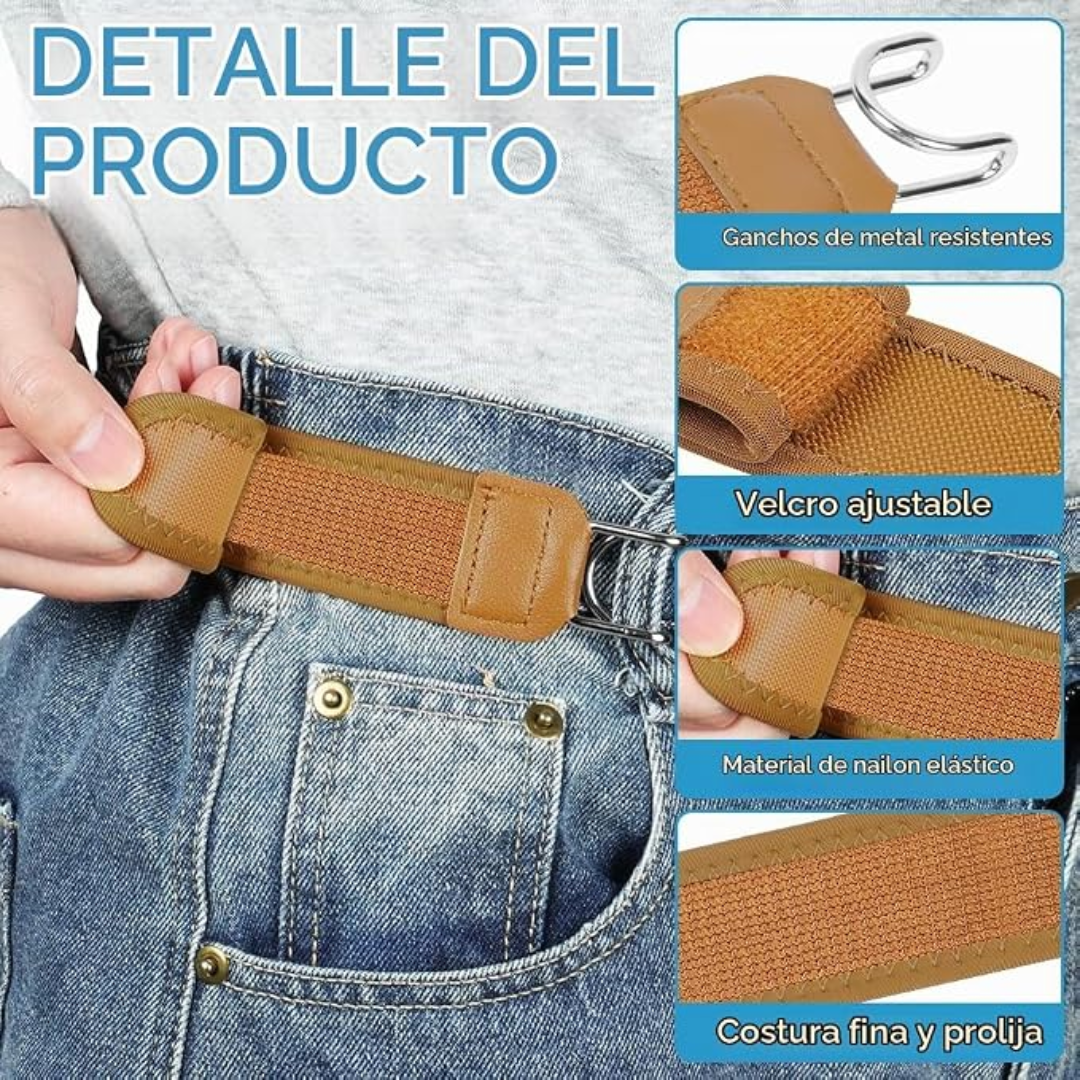 Cinturón de velcro ajustable elegante